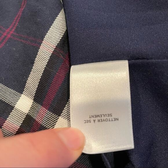 Halogen Blue Plaid Dark Academia Sheath Dress Womens MP Short Sleeve Peplum - Picture 6 of 8